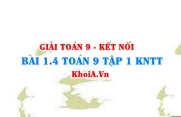 Bài 1.4 SGK Toán 9 tập 1 Kết nối tri thức